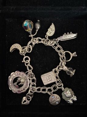 11 Charm Bracelet 7” Some Sterling